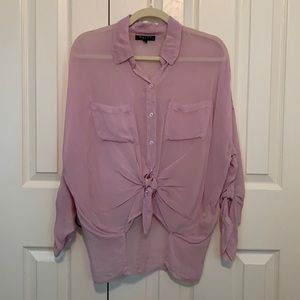 Lavender Maven West Tie Top